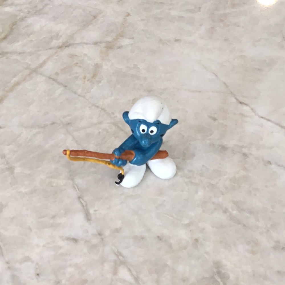 Vintage Angler Smurf